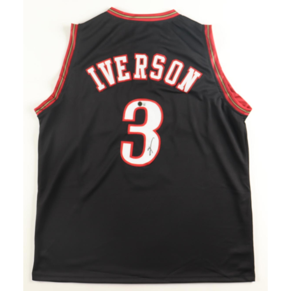 Allen Iverson Signed Jersey (Beckett) at PristineAuction.com