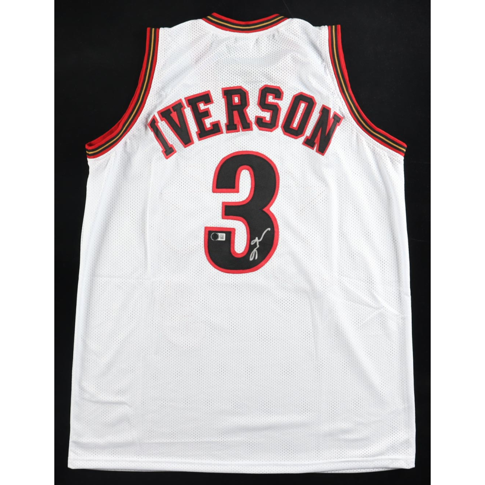 Allen Iverson Signed Jersey (Beckett) at PristineAuction.com