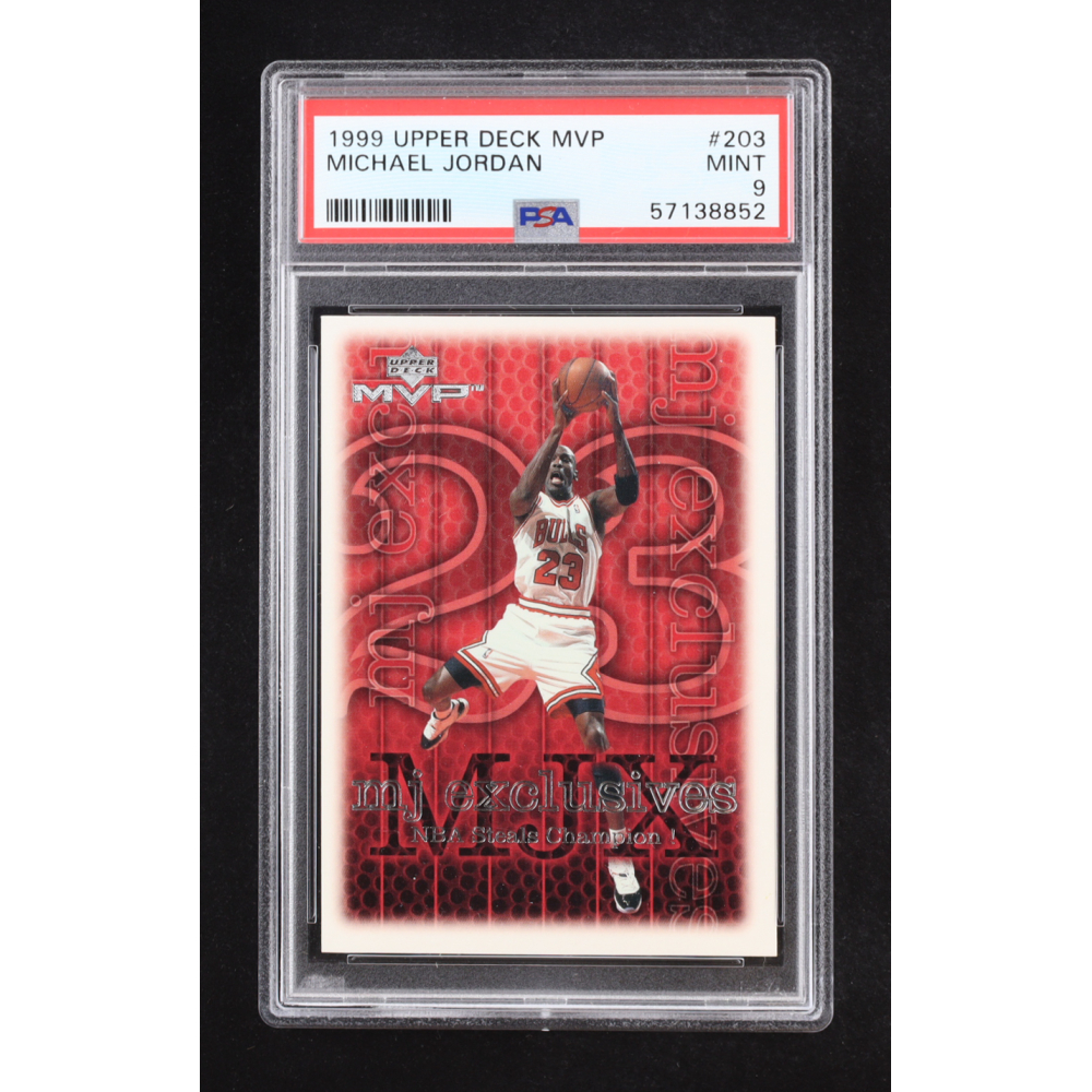 Michael Jordan 1999-00 Upper Deck MVP #203 (PSA 9) at PristineAuction.com