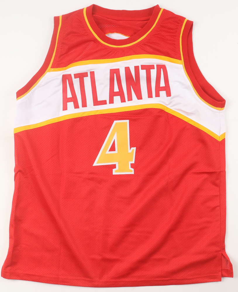 Spud Webb Signed Jersey (Schwartz) at PristineAuction.com Spud Webb Signed Jersey (Schwartz) at PristineAuction.com