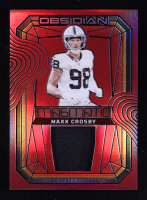 Maxx Crosby 2024 Panini Obsidian Magmatic Memorabilia Red #7 #27/75 at PristineAuction.com