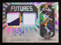 Justin Jefferson 2020 Panini Legacy Futures Dual Patch Autographs #FDJE RC #092/149 at PristineAuction.com
