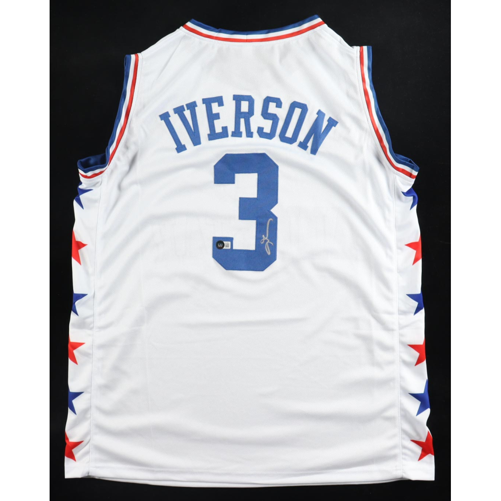 Allen Iverson Signed Jersey (Beckett) at PristineAuction.com