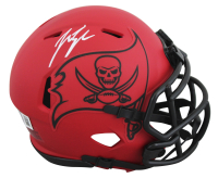 John Lynch Signed Buccaneers Rave Alternate Speed Mini Helmet (Beckett) at PristineAuction.com