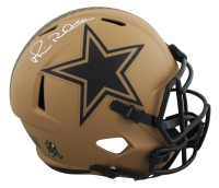 Michael Irvin Signed Cowboys Full-Size Salute To Service Alternate Speed Helmet (Beckett) at PristineAuction.com