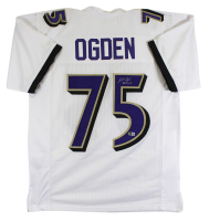 Jonathan Ogden Signed Jersey Inscribed "HOF 13" (Beckett) at PristineAuction.com
