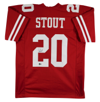 Upton Stout Signed Jersey (Beckett) at PristineAuction.com