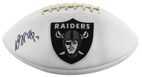 Davante Adams Signed Raiders Logo Football (Beckett) at PristineAuction.com