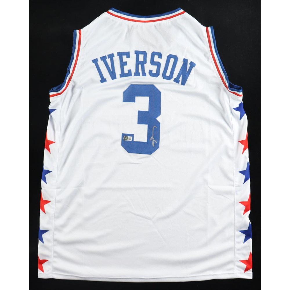 Allen Iverson Signed Jersey (Beckett) at PristineAuction.com