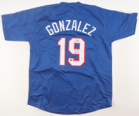Juan Gonzalez Signed Jersey Inscribed "2x A.L. M.V.P." (Schwartz) at PristineAuction.com
