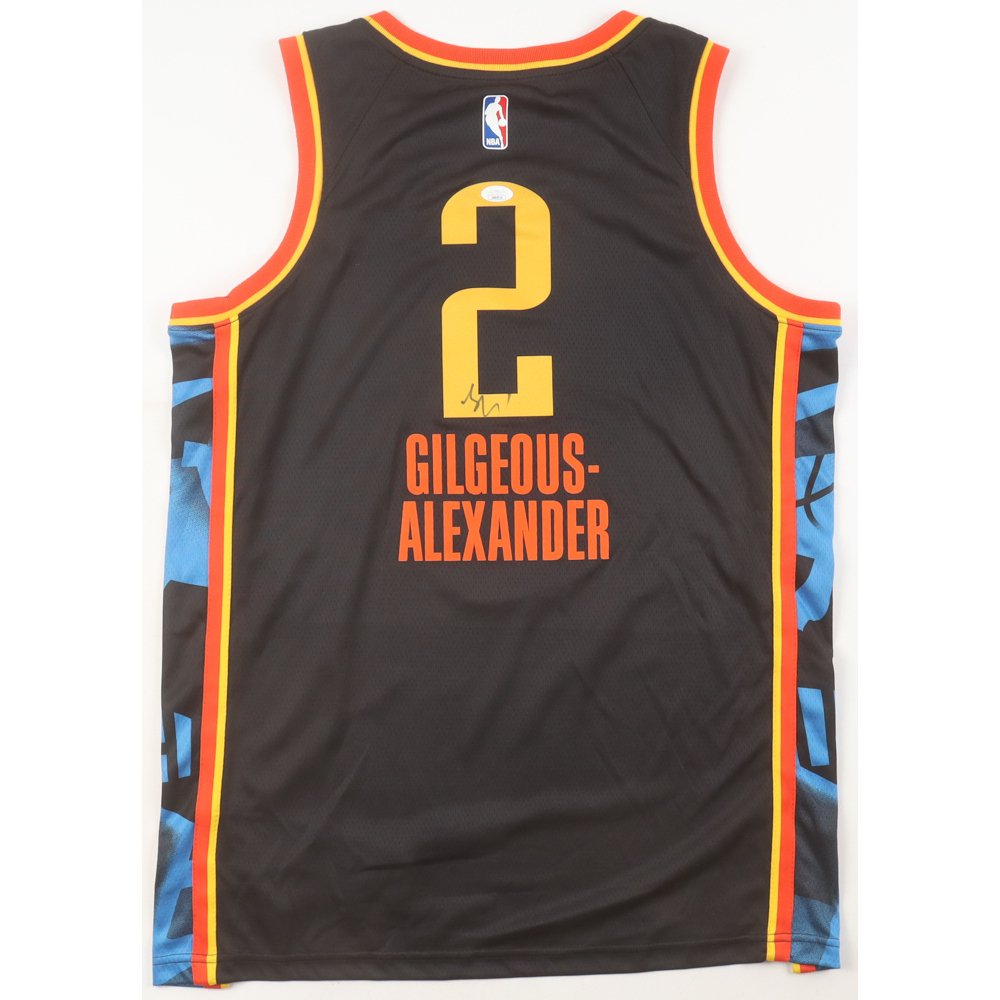Shai Gilgeous-Alexander Signed Thunder Nike Authentic Jersey (JSA) at PristineAuction.com