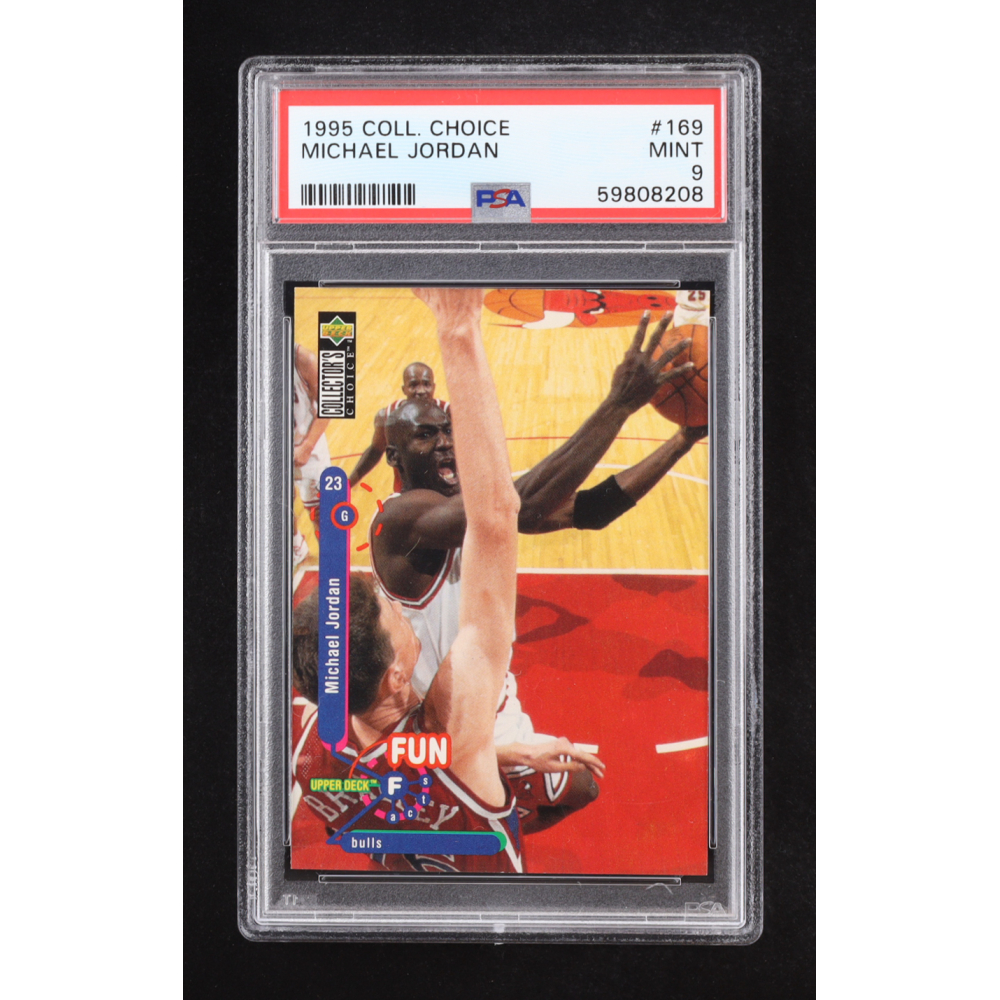 Michael Jordan 1995-96 Collector's Choice #169 (PSA 9) at PristineAuction.com
