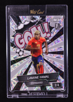 Lamine Yamal 2024 Wild Card Comix Goal! Silver Kaleidoscope #LY01 RC #2/4 at PristineAuction.com