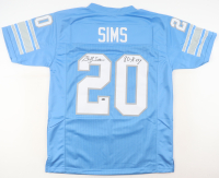 Billy Sims Signed Jersey Inscribed "80-R.O.Y." (Schwartz) at PristineAuction.com