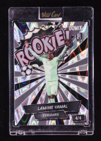 Lamine Yamal 2024 Wild Card Comix Rookie! Silver RayWave #LY04 RC #4/4 at PristineAuction.com