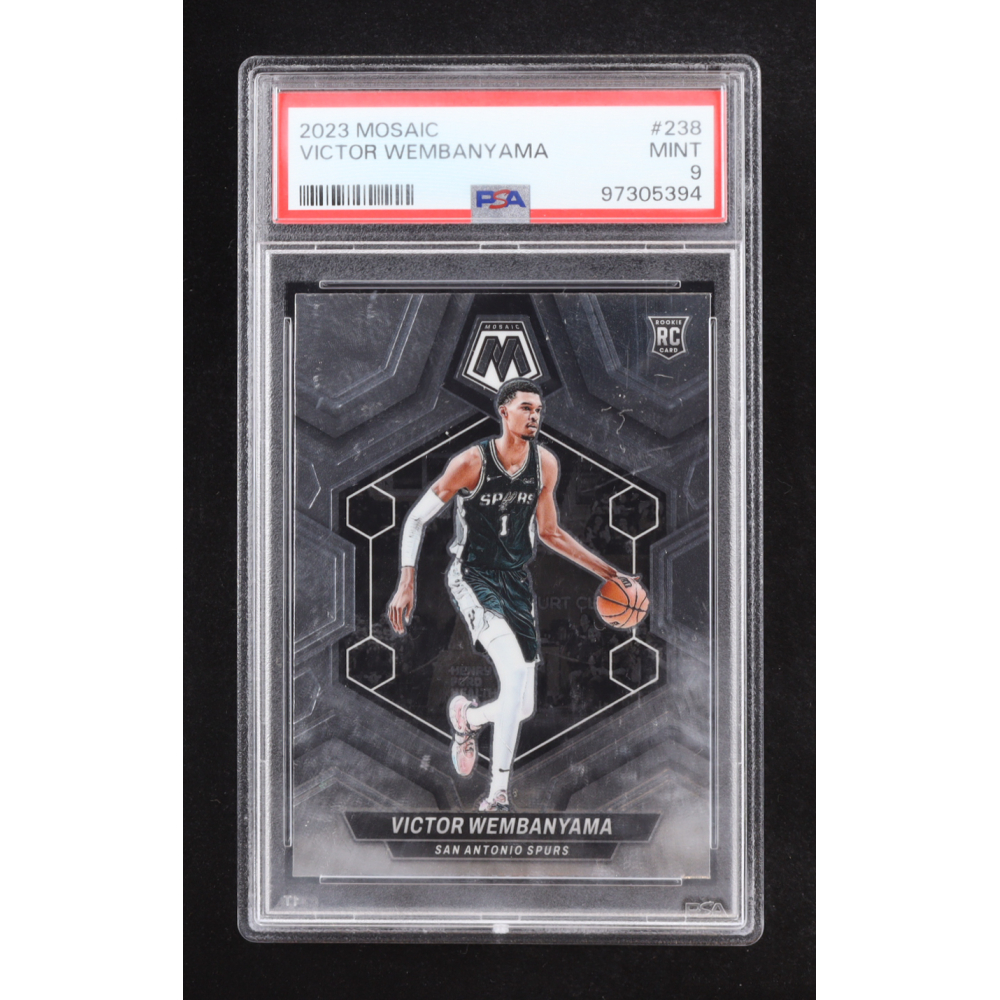 Victor Wembanyama 2023-24 Mosaic #238 RC (PSA 9) at PristineAuction.com