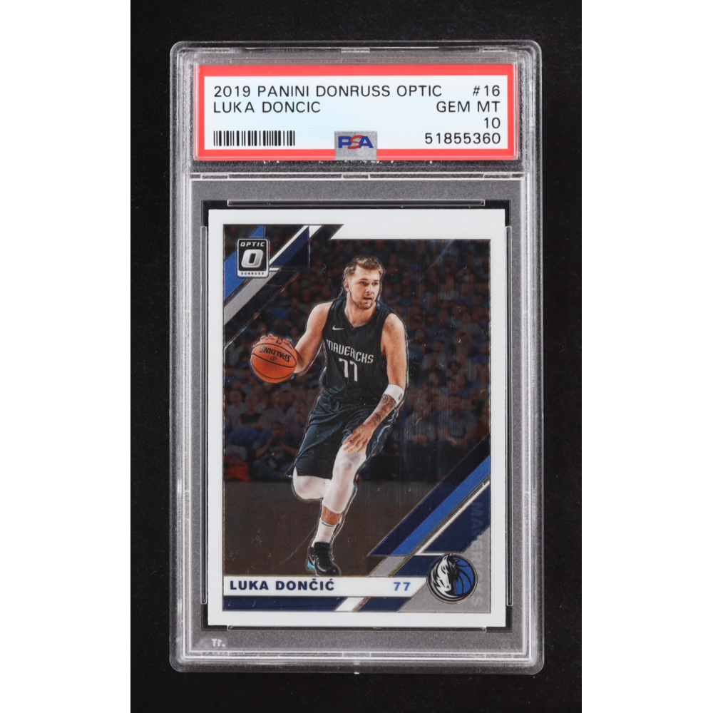 Luka Doncic 2019 Donruss Optic #16 (PSA 10) at PristineAuction.com