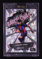Lamine Yamal 2024 Wild Card Comix Barcelona! Silver RayWave #LY10 RC #1/3 at PristineAuction.com