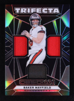Baker Mayfield 2024 Panini Obsidian Trifecta Swatches #24 at PristineAuction.com