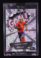 Lamine Yamal 2024 Wild Card Comix Goal! Silver Kaleidoscope #LY01 RC #1/4 at PristineAuction.com
