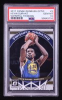 Kevin Durant 2017-18 Donruss Optic Swishful Thinking #2 (PSA 10) at PristineAuction.com