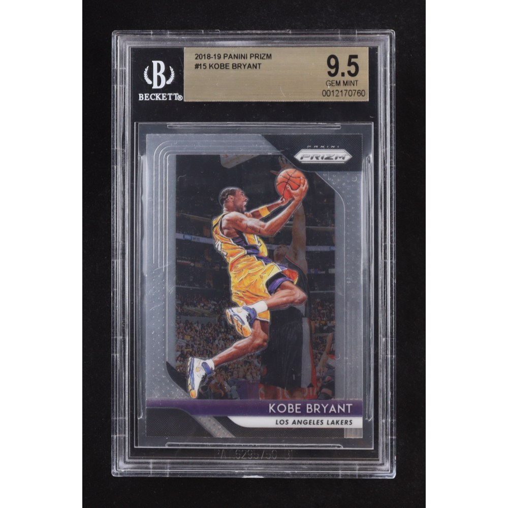 Kobe Bryant 2018-19 Panini Prizm #15 (BGS 9.5) at PristineAuction.com