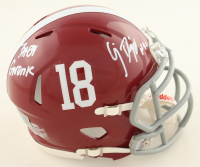 CJ Dippre Signed Alabama Crimson Tide Speed Mini Helmet Inscribed "Baby Gronk" (Beckett) at PristineAuction.com