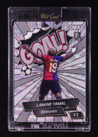Lamine Yamal 2024 Wild Card Comix Goal! Silver Wave #LY05 RC #1/2 at PristineAuction.com