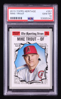Mike Trout 2019 Topps Heritage AS #357 (PSA 10) at PristineAuction.com