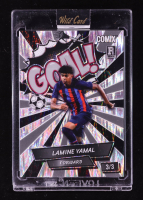 Lamine Yamal 2024 Wild Card Comix Goal! Silver Shock #LY10 RC #3/3 at PristineAuction.com