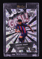 Lamine Yamal 2024 Wild Card Comix Goal! Silver Kaleidoscope #LY10 RC #1/5 at PristineAuction.com