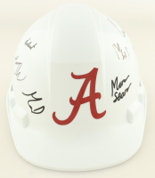 Alabama Crimson Tide Hard Hat Signed by (9) with Mark Sears, Chris Youngblood, Grant Nelson (JSA & Beckett) at PristineAuction.com