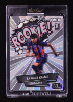 Lamine Yamal 2024 Wild Card Comix Rookie! Silver Prismatic #LY10 RC #1/3 at PristineAuction.com
