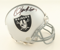 Bo Jackson Signed Raiders Mini Helmet (Jackson Hologram) at PristineAuction.com