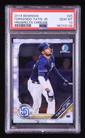 Fernando Tatis Jr. 2019 Bowman Chrome Prospects #BCP25 RC (PSA 10) at PristineAuction.com