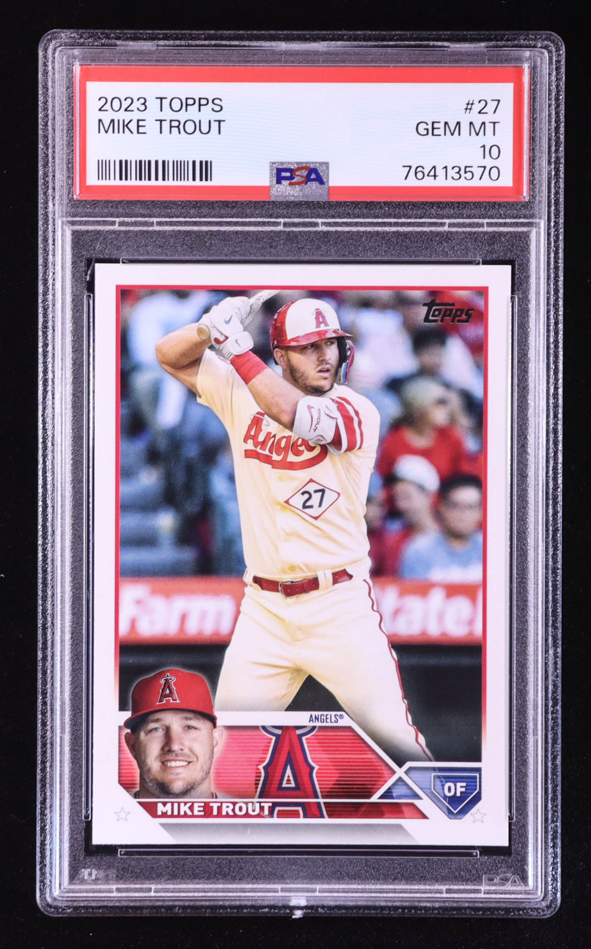 Mike Trout 2023 Topps #27 (PSA 10) at PristineAuction.com Mike Trout 2023 Topps #27 (PSA 10) at PristineAuction.com
