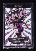 Lamine Yamal 2024 Wild Card Comix Rookie! Silver Disco #LY10 RC #1/1 at PristineAuction.com