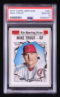 Mike Trout 2019 Topps Heritage #357 AS (PSA 10) at PristineAuction.com