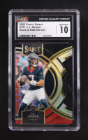 CJ Stroud 2023 Select Prizm Black and Red Die Cut #183 RC (CGC 10) at PristineAuction.com