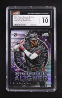 Elly De La Cruz 2024 Topps Cosmic Chrome Astrologically Aligned #AA25 RC (CGC 10) at PristineAuction.com