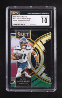 Jaxon Smith-Njigba 2023 Select Prizm Black and Green Die Cut #174 RC (CGC 10) at PristineAuction.com