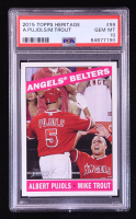 Mike Trout / Albert Pujols 2015 Topps Heritage #99 (PSA 10) at PristineAuction.com