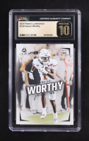 Xavier Worthy 2024 Panini Luminance #129 RC (CGC Pristine 10) at PristineAuction.com