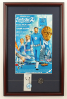 "The Fantastic 4" Custom Framed Photo Display with Opening Day Keychain & Pin at PristineAuction.com