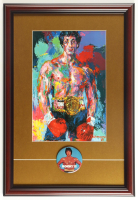 "Rocky" Custom Framed Neiman Art Print Display with Rocky Lapel Pin at PristineAuction.com
