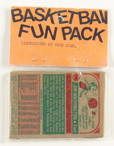 1973-74 Topps Basketball Card Fun Pack with (10) Cards at PristineAuction.com 1973-74 Topps Basketball Card Fun Pack with (10) Cards at PristineAuction.com