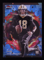 Spencer Rattler 2024 Finest Blue Refractors #250 RC #14/99 at PristineAuction.com