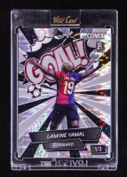 Lamine Yamal 2024 Wild Card Comix Goal! Silver Pulsar #LY05 RC #1/3 at PristineAuction.com