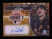 Paul Skenes 2023 Bowman Chrome Draft Draft Night Autographs Gold Mini-Diamond Refractors #BDNAPS RC #33/50 at PristineAuction.com