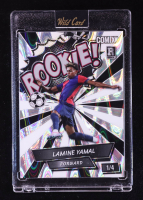 Lamine Yamal 2024 Wild Card Comix Rookie! Silver RayWave #LY06 RC #1/4 at PristineAuction.com